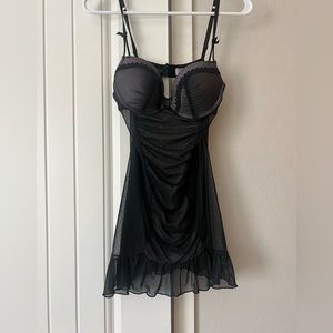 Victoria secret Black lingerie slip style